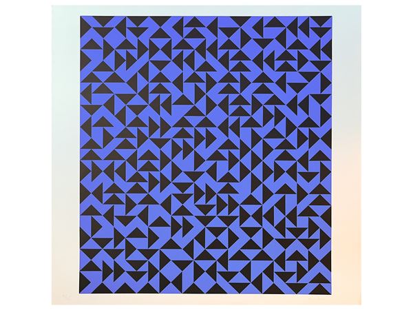 Anni Albers : Intaglio with triangles  - Asta Opere su carta - Maison Bibelot - Casa d'Aste Firenze - Milano