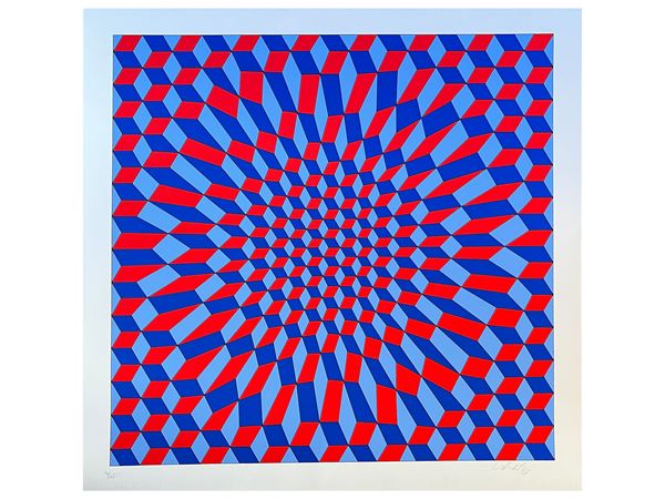 Victor Vasarely : Pok-Italie  - Auction Works on Paper - Maison Bibelot - Casa d'Aste Firenze - Milano