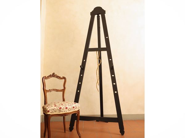 Painter's easel in ebonized wood  - Auction Florentine Style. A Private Collection - Maison Bibelot - Casa d'Aste Firenze - Milano