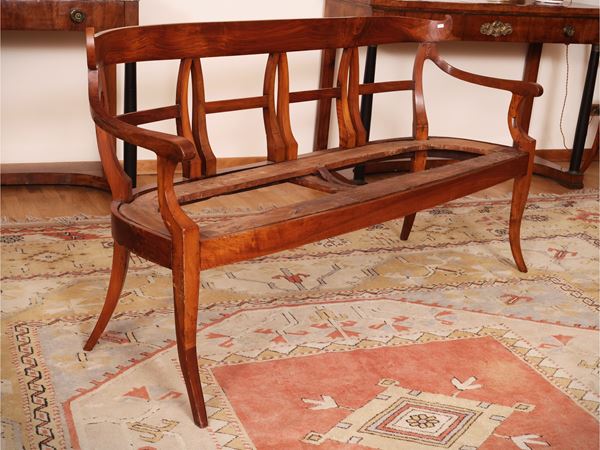 Mahogany bench sofa