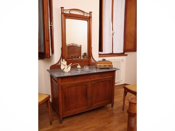 Crendeza con alzata in stile Liberty