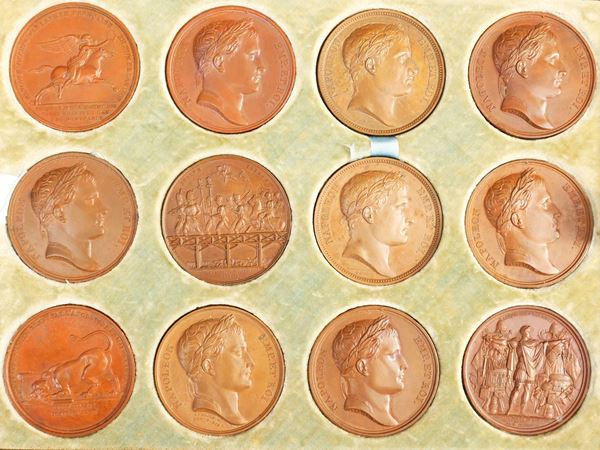 Collection of thirty-six bronze medals, D. Vivant Denon-N. G. Antoine Brenet