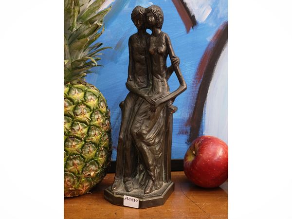 Patinated metal group