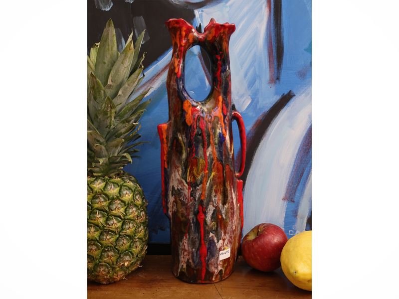 Armando De Santi, Vaso in ceramica smaltata