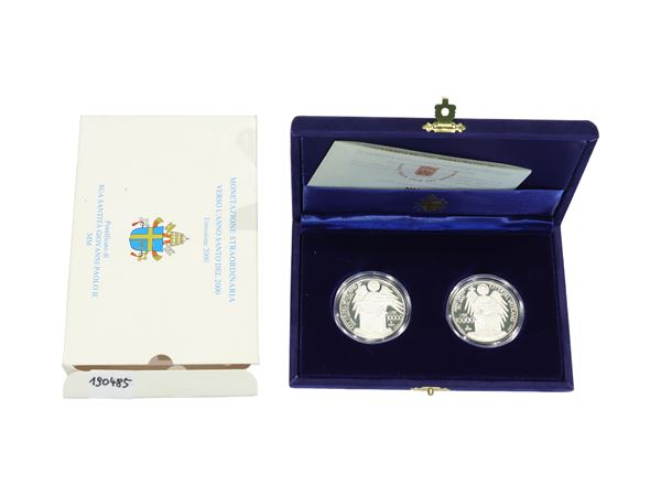 Vaticano 2000, Monetazione straordinaria in argento, Fondo Specchio proof