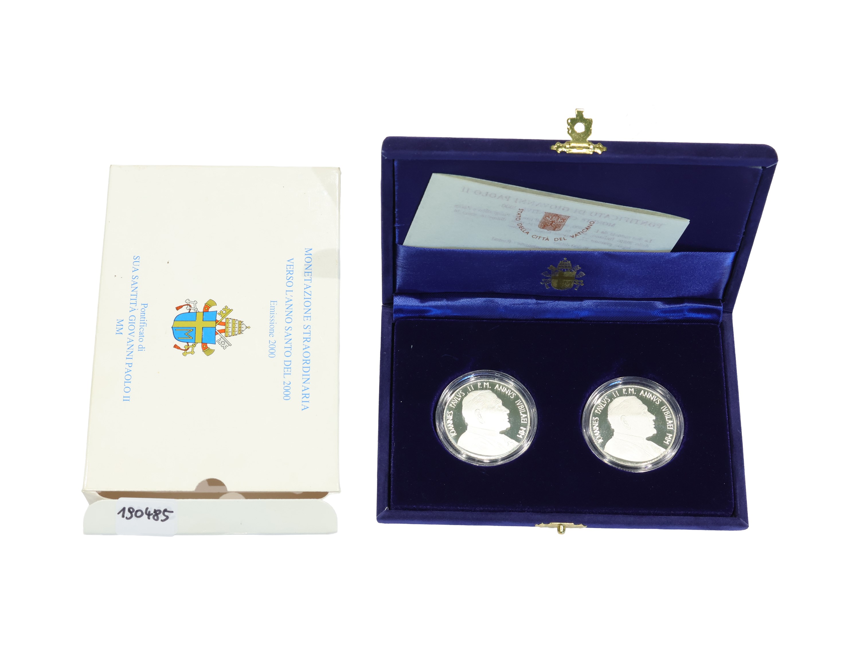 Vaticano, Monetazione straordinaria in argento (fondo specchio proof), Papa Giovanni Paolo II, 20...
