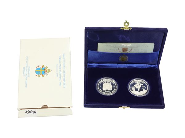 Vaticano 2000, Monetazione straordinaria in argento, Fondo Specchio proof