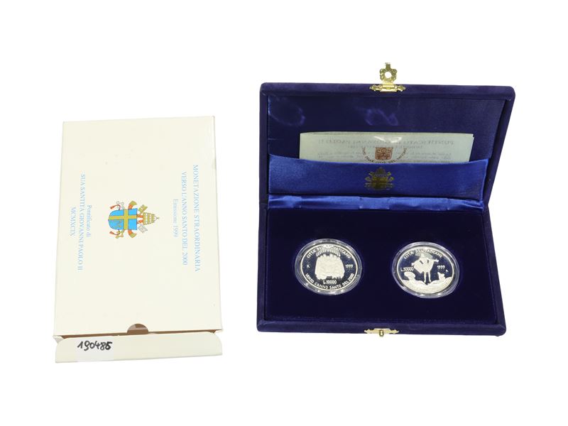 Vaticano 2000, Monetazione Straordinaria in Argento, Fondo Specchio Proof