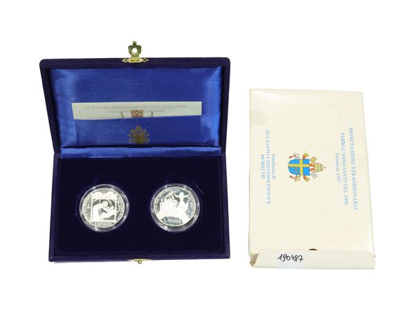 Vaticano 2000, Monetazione straordinaria in argento, Fondo Specchio proof
