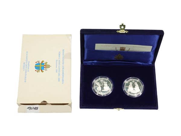 Vaticano 2000, Monetazione straordinaria in argento, Fondo Specchio proof