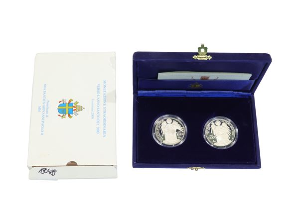 Vaticano 2000, Monetazione straordinaria in argento, Fondo Specchio proof
