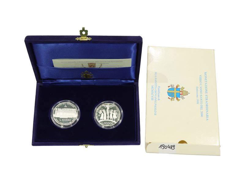 Vaticano 2000, Monetazione Straordinaria in Argento, Fondo Specchio Proof