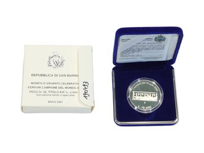 Repubblica San Marino 2001, Moneta Celebrativa