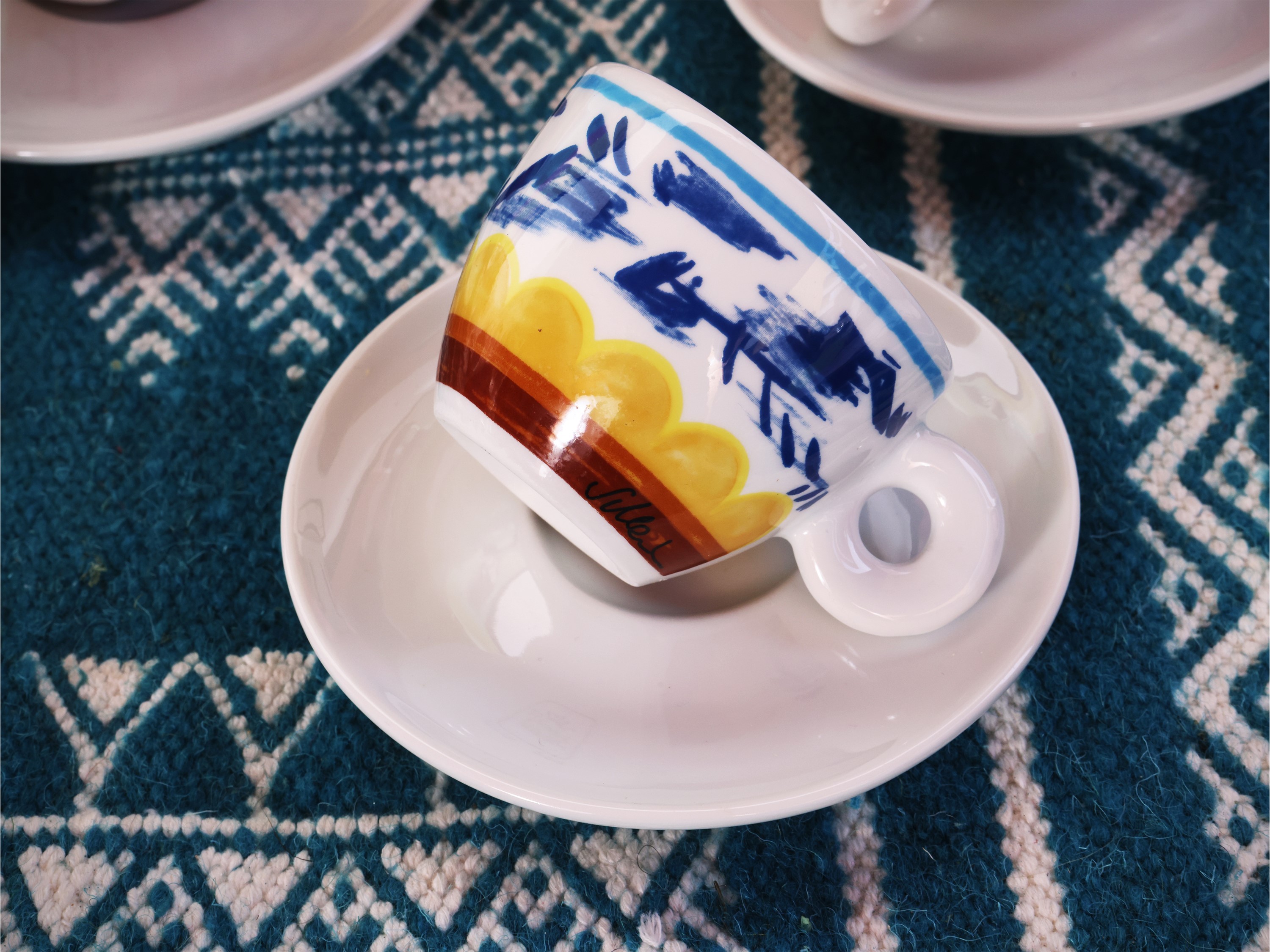 Collezione di tazzine da caffè in porcellana (serie Richard Ginori per Jilly; Paloma Picasso per ...