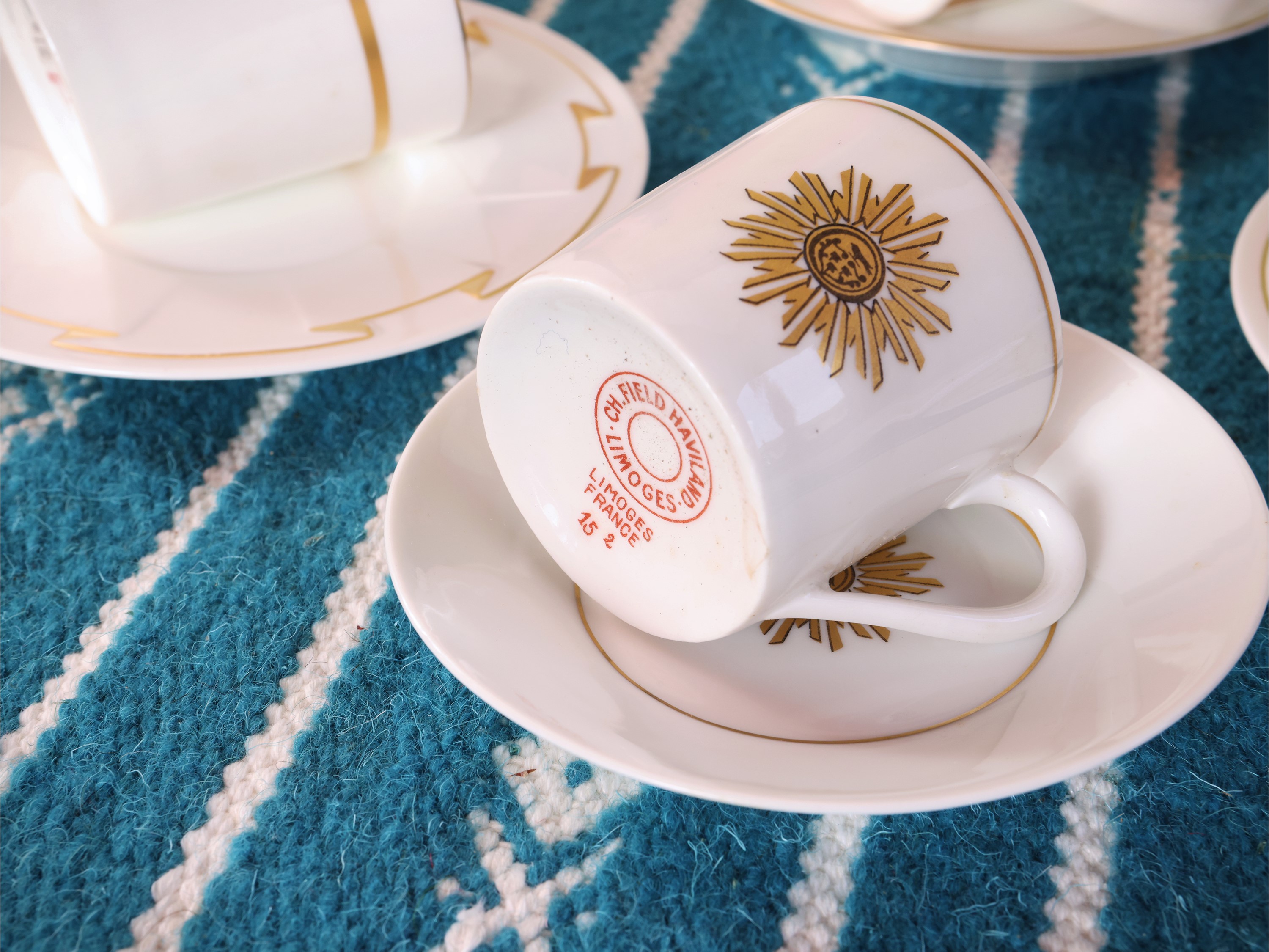 Collezione di tazzine da caffè in porcellana (serie Richard Ginori per Jilly; Paloma Picasso per ...
