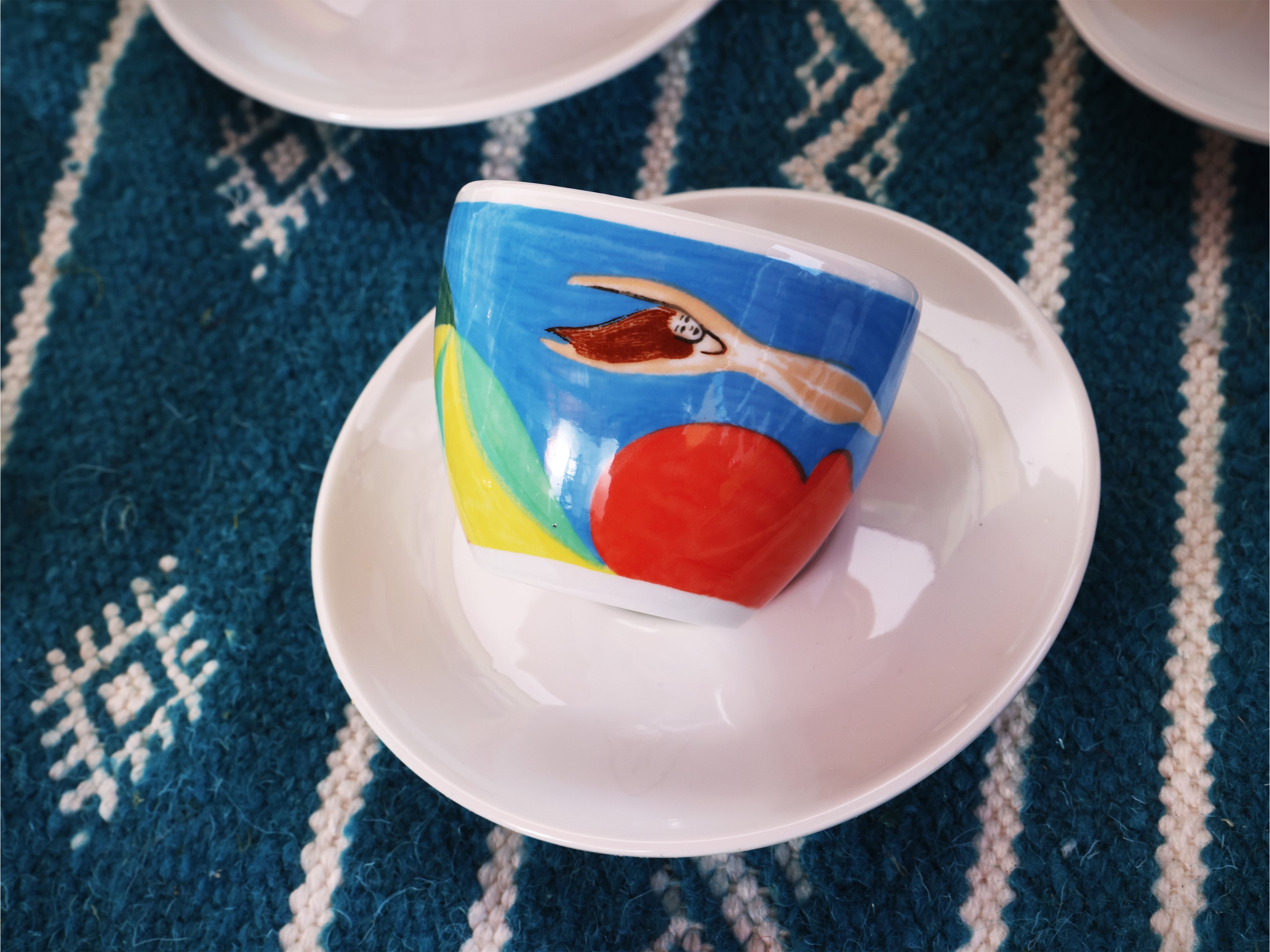 Collezione di tazzine da caffè in porcellana (serie Richard Ginori per Jilly; Paloma Picasso per ...