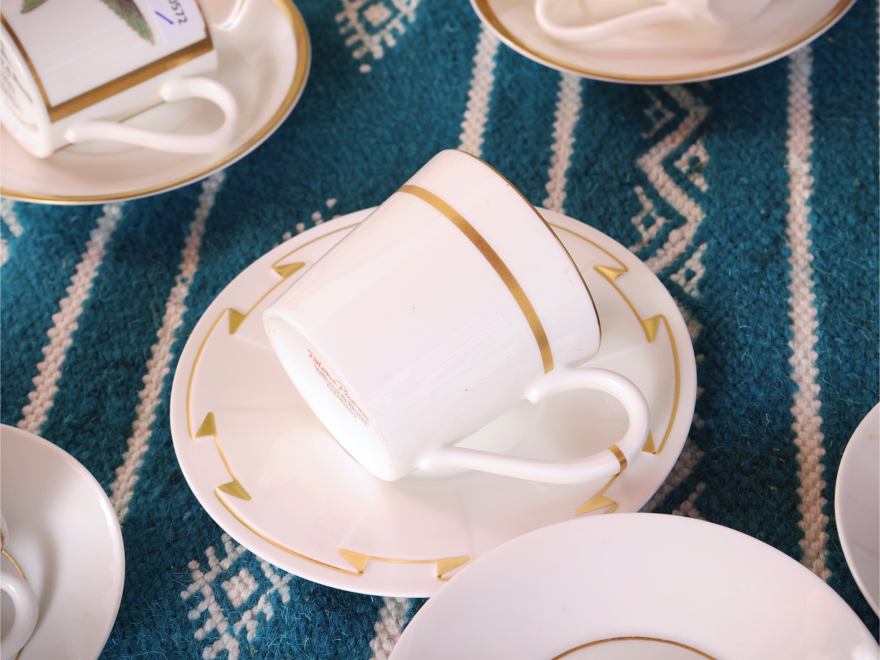Collezione di tazzine da caffè in porcellana (serie Richard Ginori per Jilly; Paloma Picasso per ...