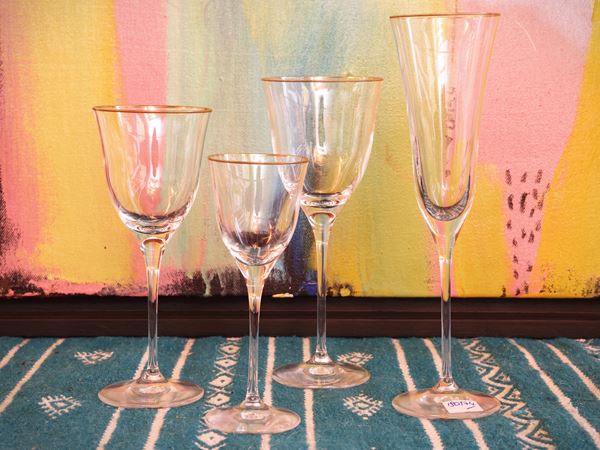 Crystal glass set