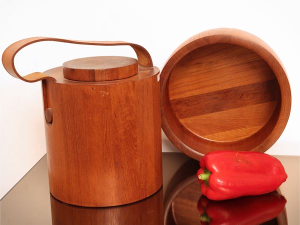 Set da aperitivo in teak, Richard Nissen Denmark