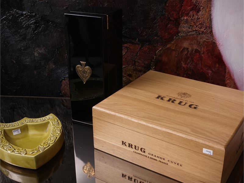 Accessori per champagne, scatole e posacenere
