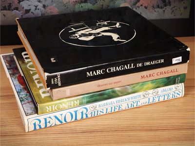 Libri su Renoir e Chagall