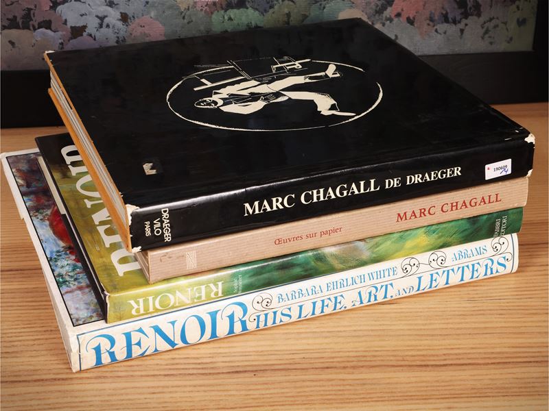 Libri su Renoir e Chagall