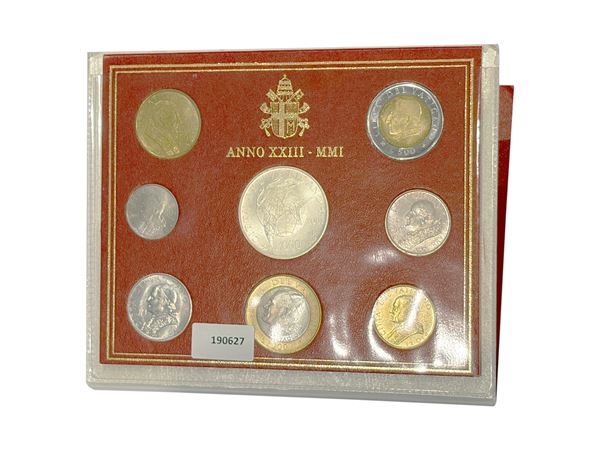 Vatican 2001, Complete series official annual divisional lire