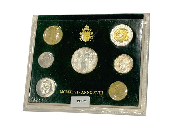Vaticano 1996, Serie completa Lire divisionale annuale ufficiale
