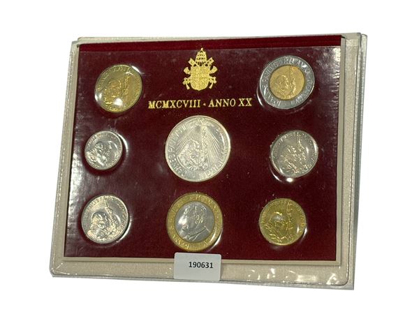 Vaticano 1998, Serie completa Lire divisionale annuale ufficiale
