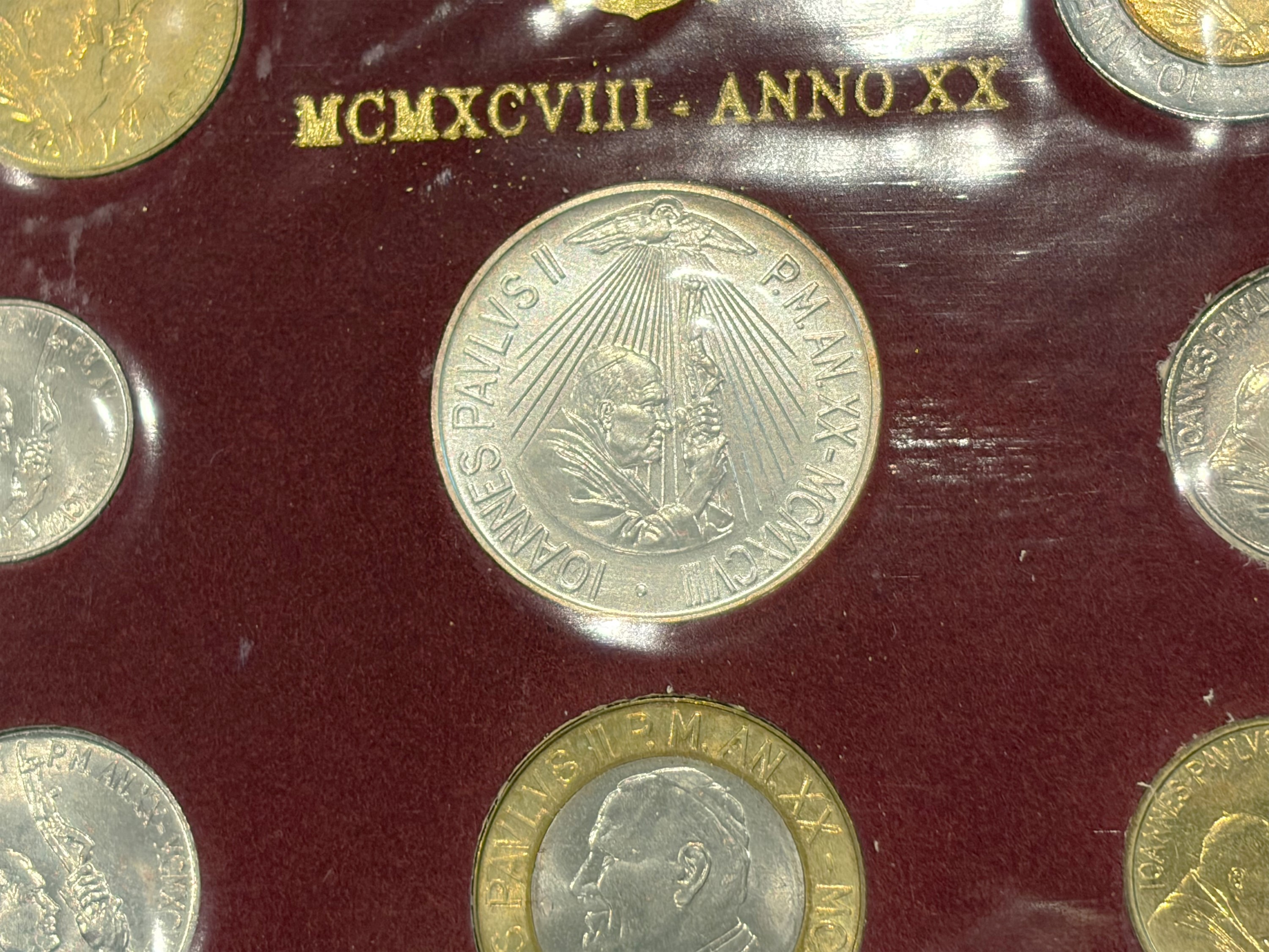 Papa Giovanni Paolo II, Serie completa Lire divisionale annuale ufficiale 1998