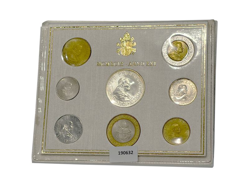 Vaticano 1999, Serie Completa Lire Divisionale Annuale Ufficiale