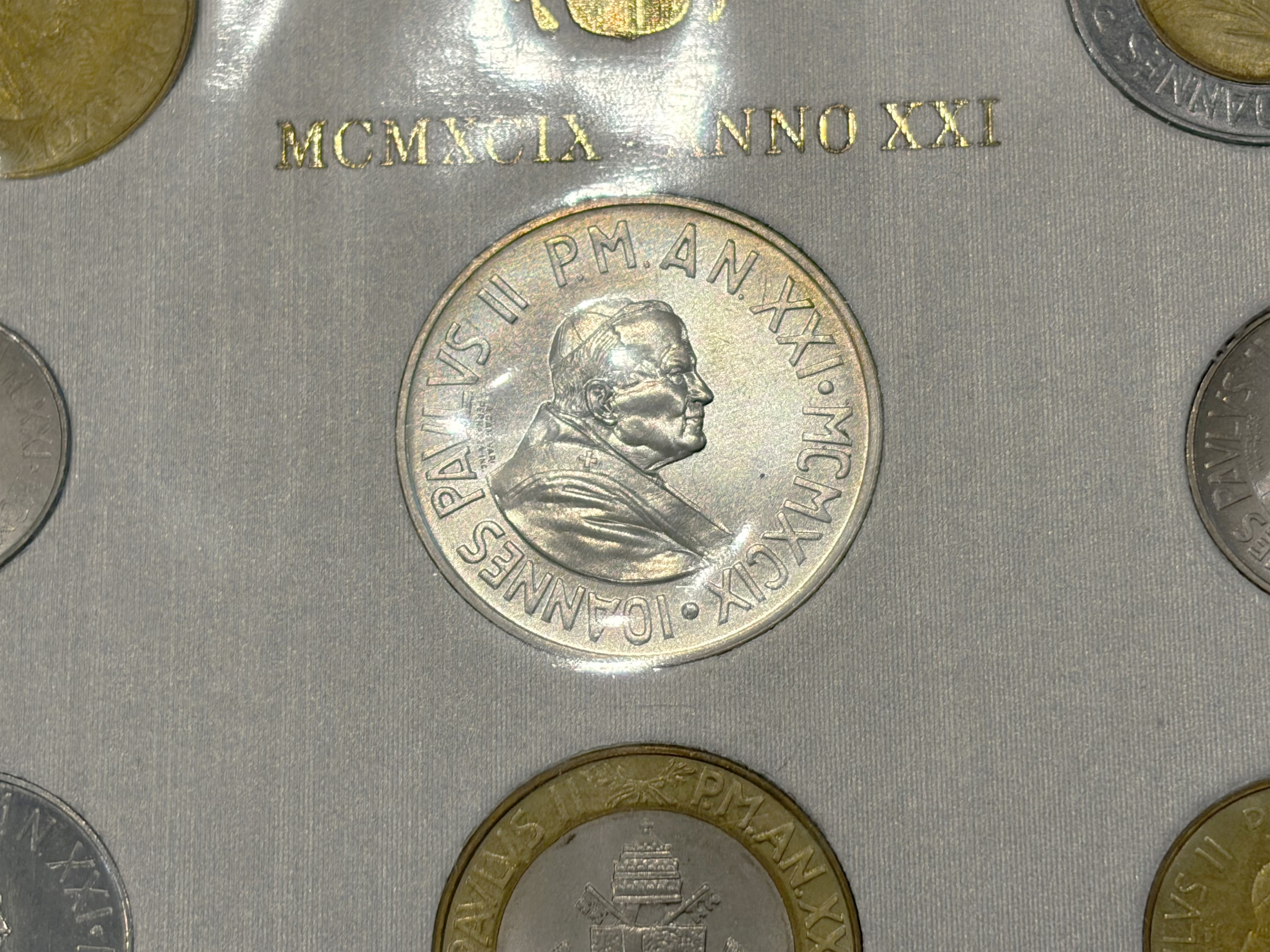 Vaticano 1999, Serie Completa Lire Divisionale Annuale Ufficiale