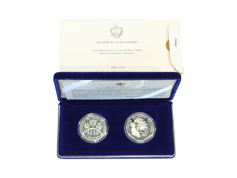 San Marino 1998, Dittico Monete in Argento