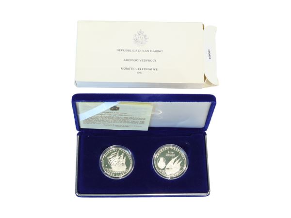 San Marino 1995, Diptych silver coins