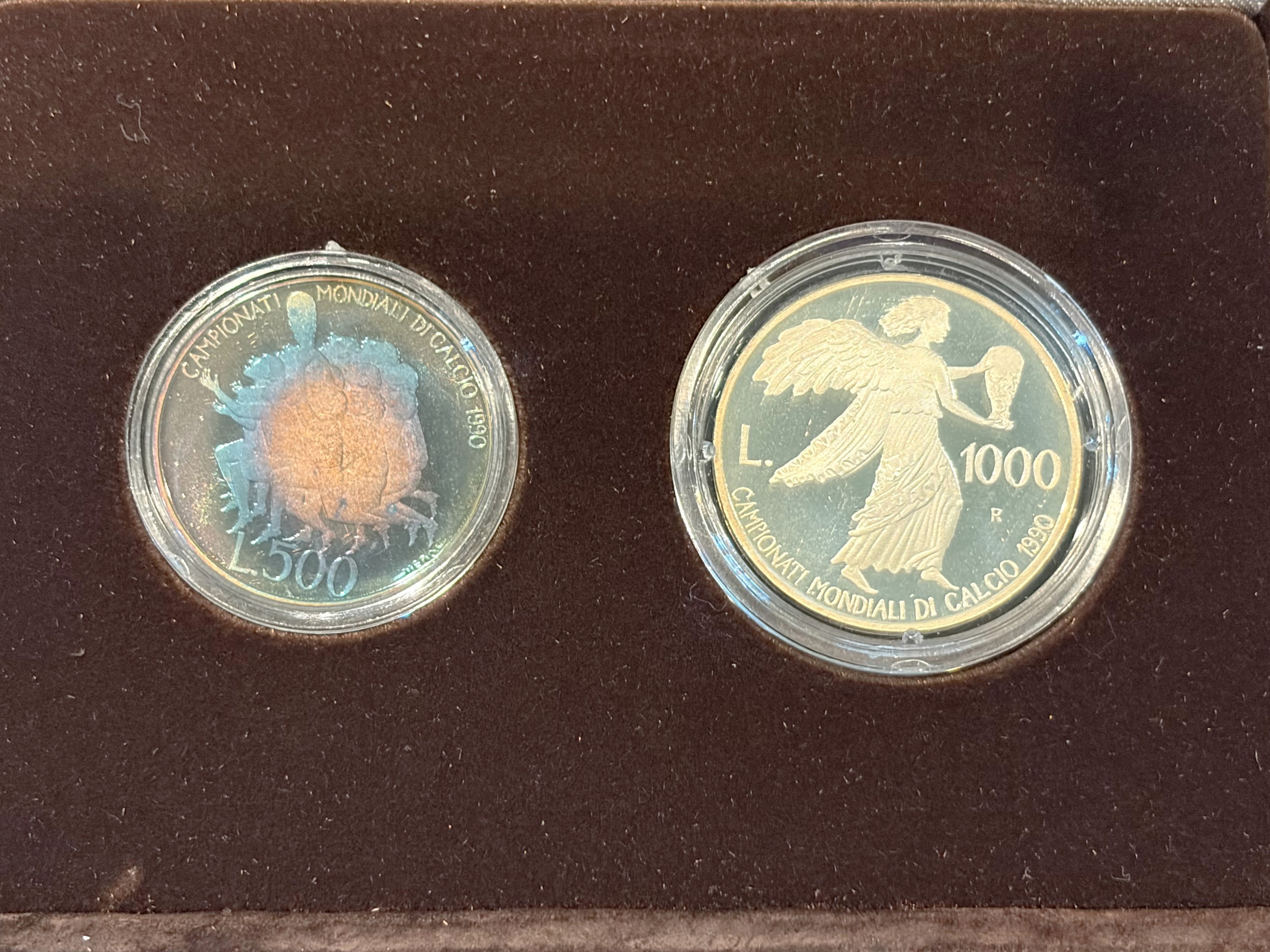 San Marino 1990, Dittico Monete in Argento a Corso Legale