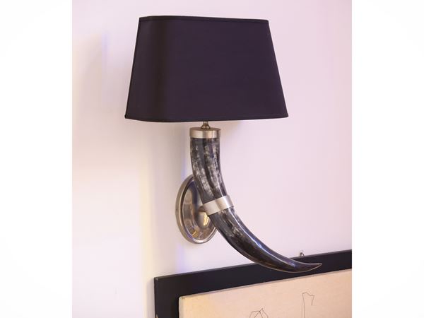 Pair of Corno wall lights, Domus Selections by Flair