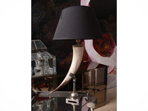 Large table lamp, Corno, Selezioni Domus