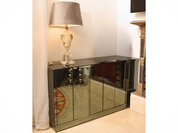 Credenza a specchio fumé