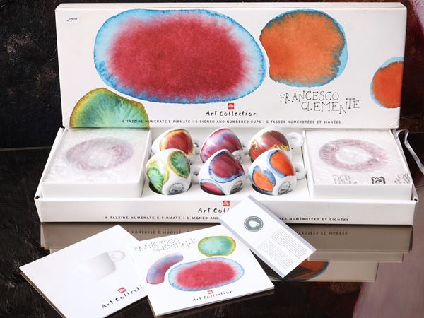 Collectible cups, Francesco Clementi for Illy Art Collection