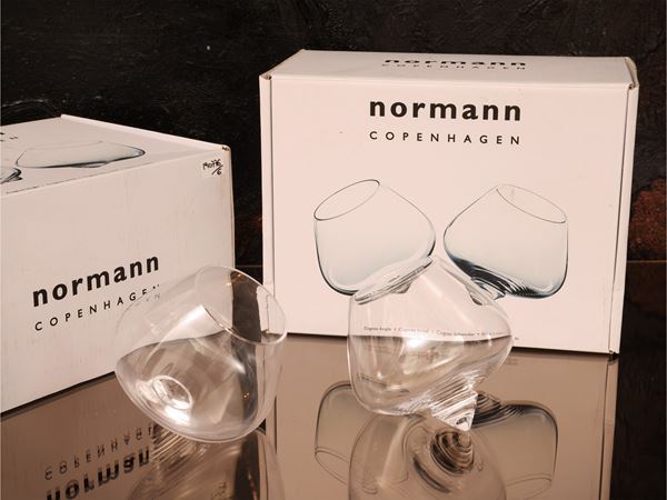 Serie di sei bicchieri da cognac, Normann Copenhagen