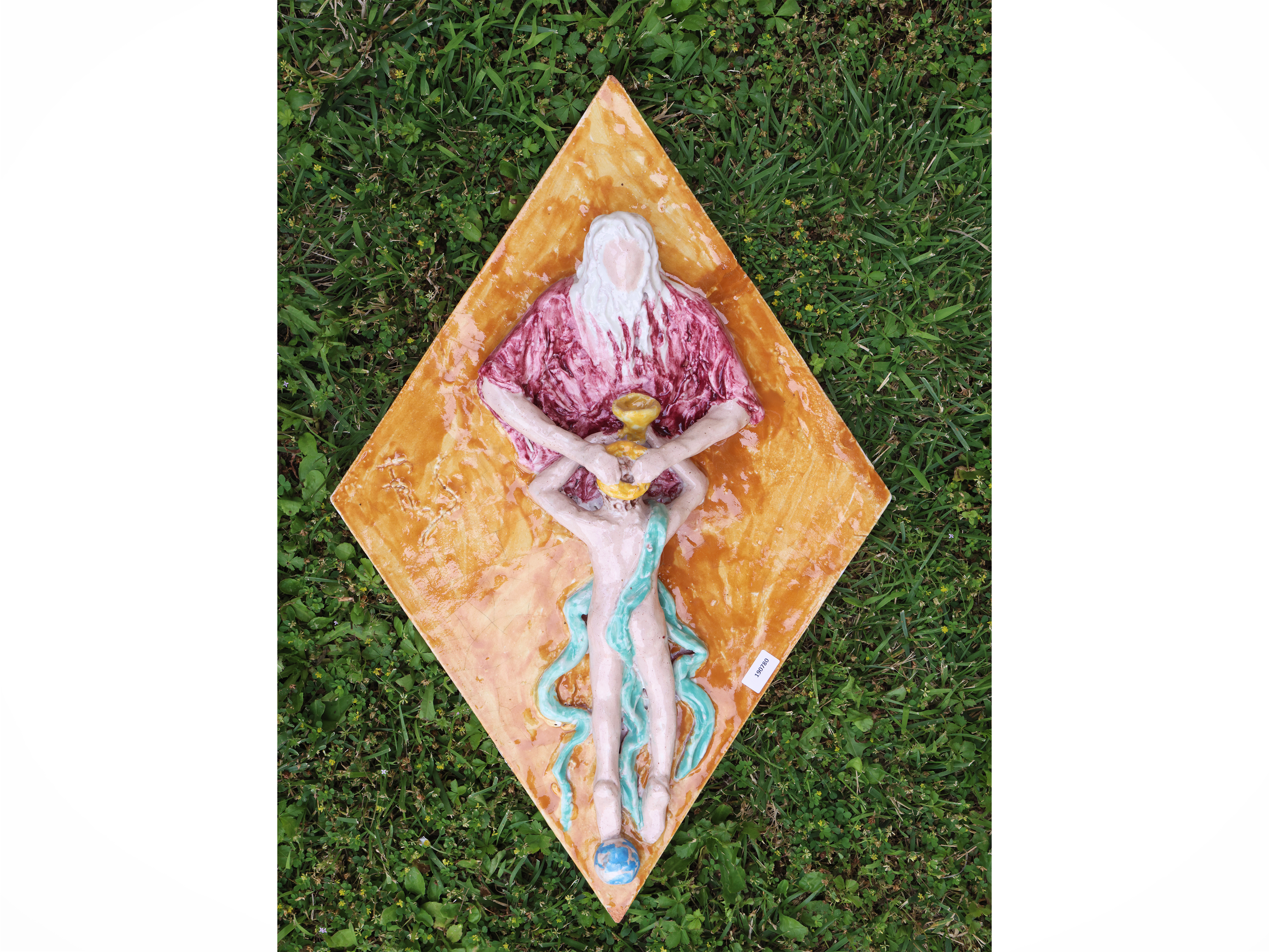 Rolando Stefanacci - Tre placche decorative in ceramica invetriata