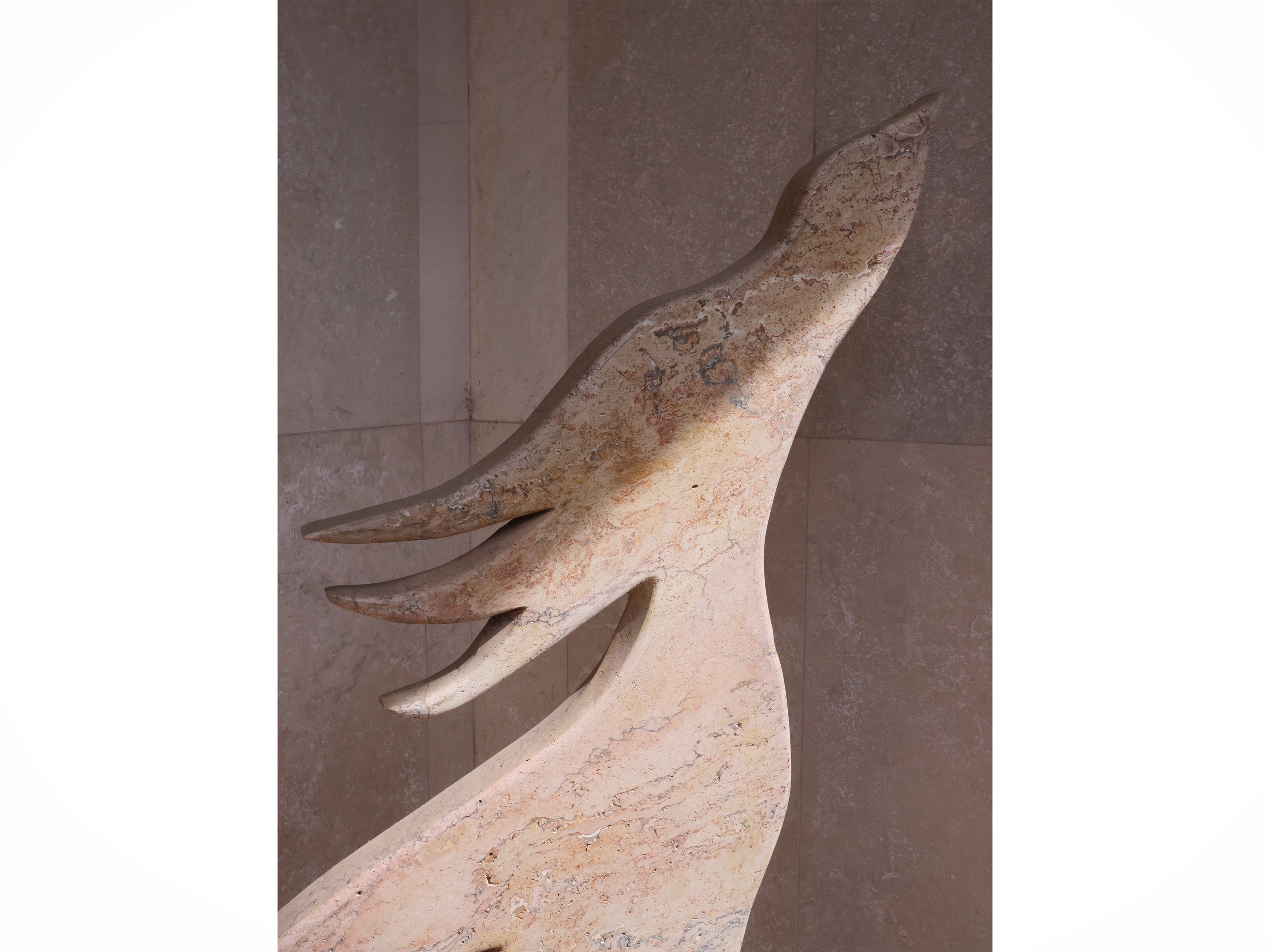 Rolando Stefanacci - Grande scultura in travertino