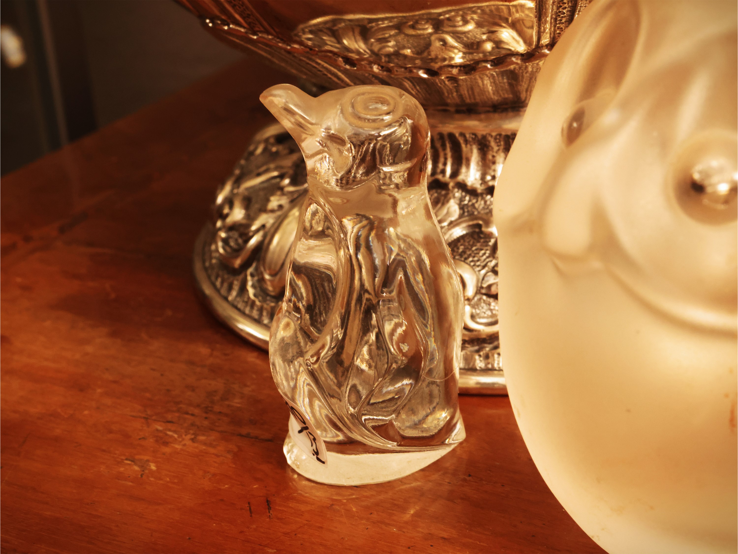 Daum France, Collezione animalier in cristallo con piccolo volatile firmato