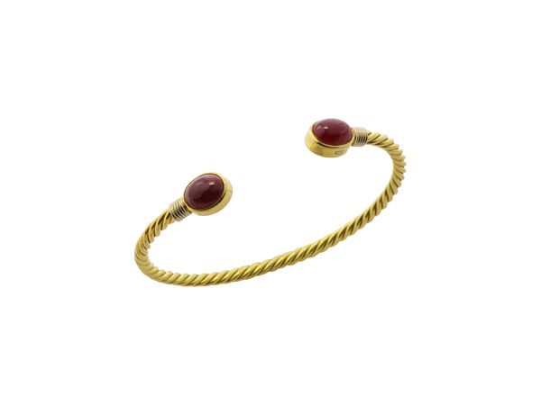Bracciale a polsino, in oro giallo 18Kt