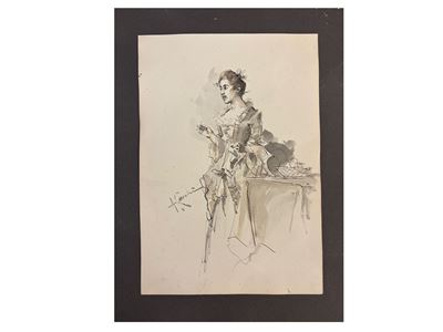 A. Cecchi, Ritratto di dama