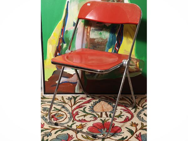 Pair of Plia chairs, Giancarlo Piretti for Anonima Castelli