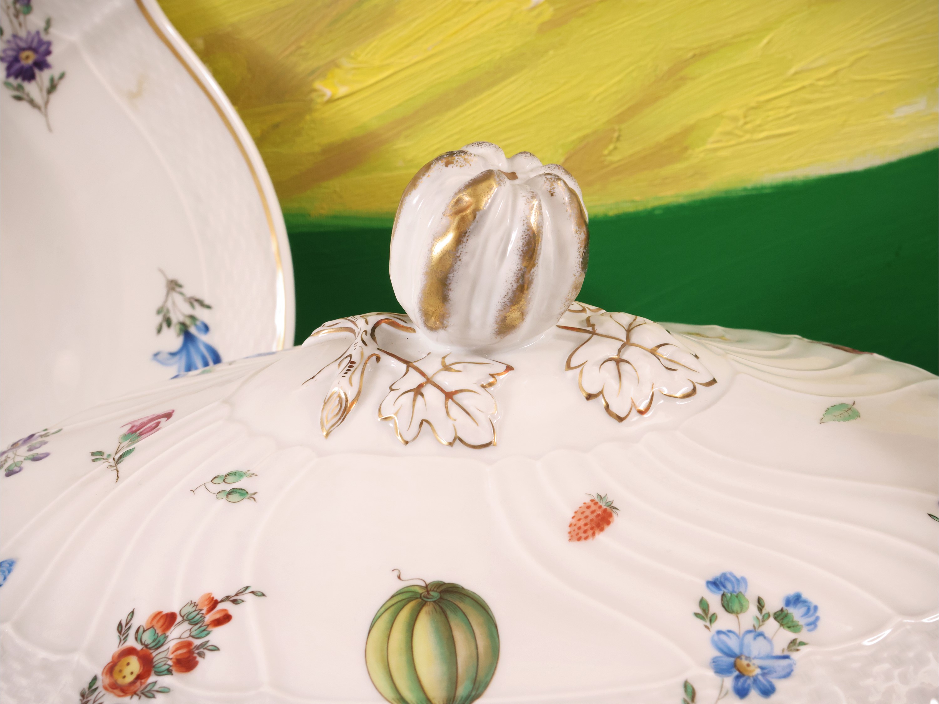 Richard Ginori, Servizio di piatti in porcellana decorato “Italian Fruits”