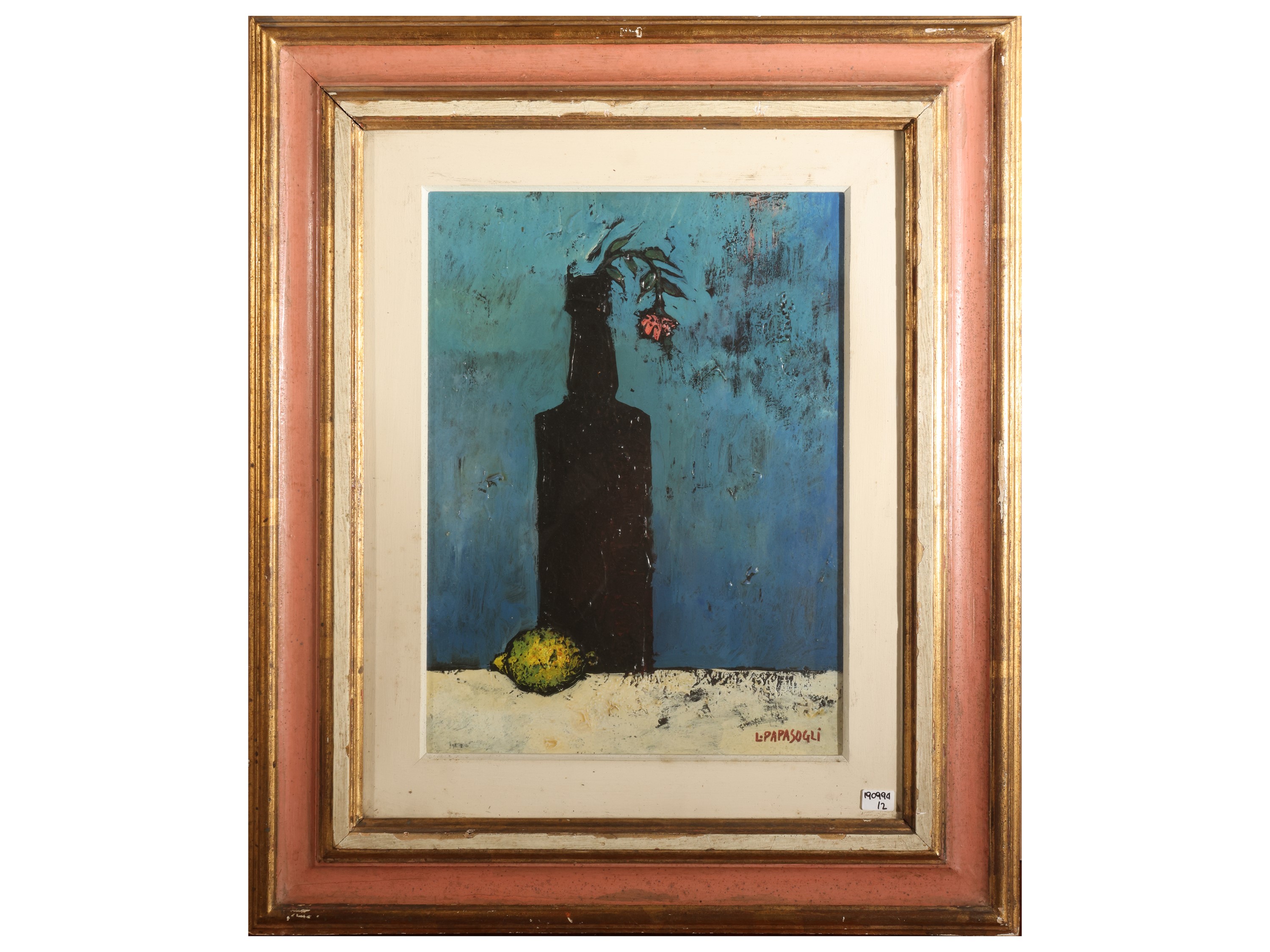 Leonardo Papasogli - Nature morte (olio su tavoletta)