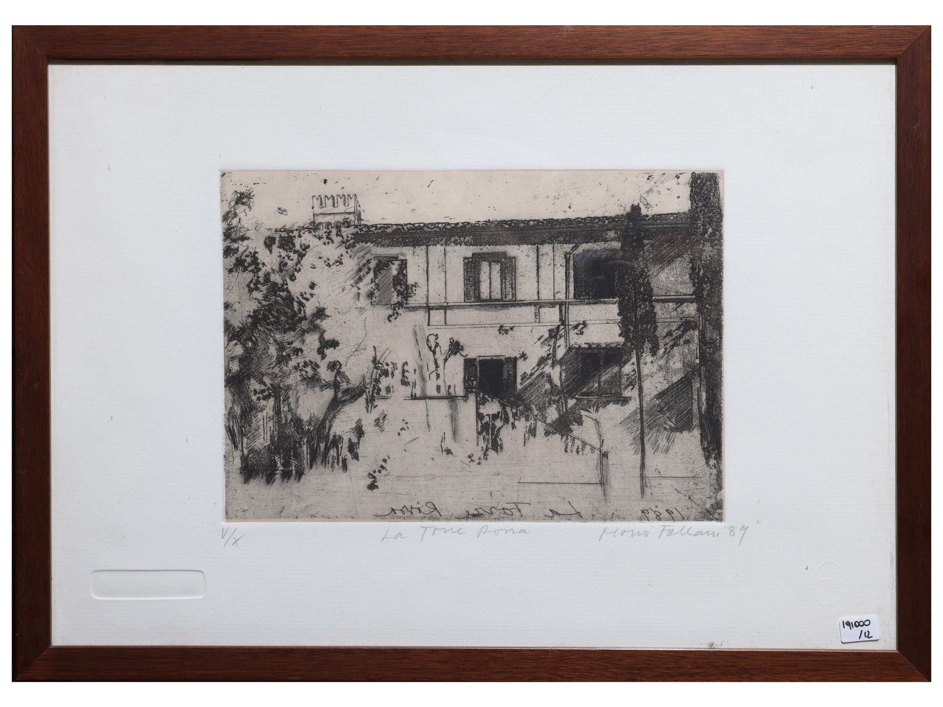 Fallani e Alessandrini, Incisioni e Pistolesi, Litografie (grafica) — XX secolo