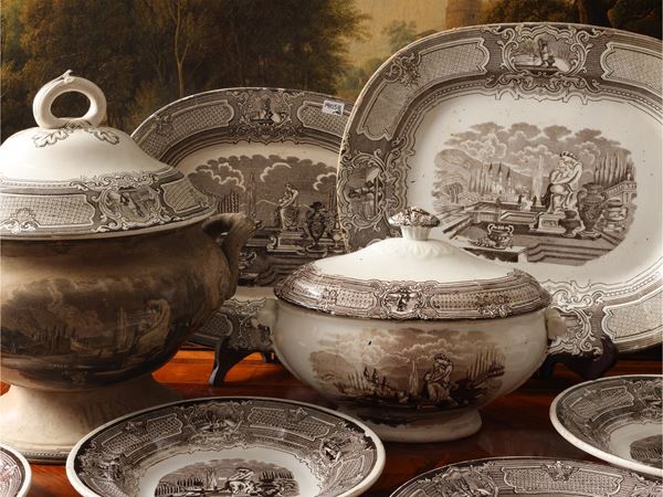Servizio di piatti in terraglia inglese, Edge Malking & Co